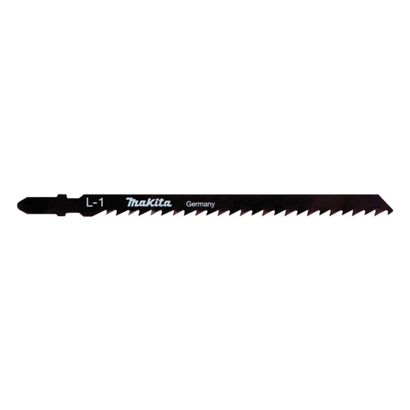 5 Lames L-1 HCS coupe propre pour scie sauteuse MAKITA A-86290 pour bois, contre plaqué et PVC 5 à 90mm