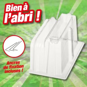 Brise vue tissé 95% occultant - vert- 2 x 10 m TOTALTEX