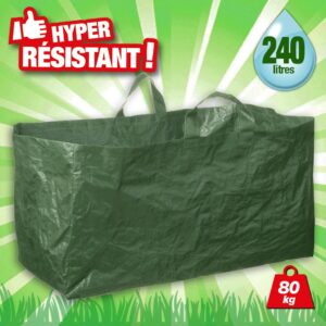 Sac de transport coffre voiture multi-usages avec poignées  max 80 kg 240 L