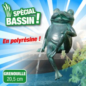 Gargouille Grenouille (1) - Ø9-13 mm - H20,5 cm