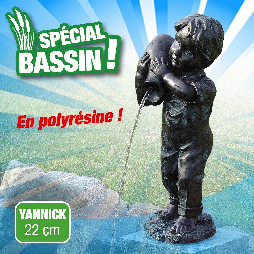 Gargouille Yannick - Ø9-13 mm - H48 cm