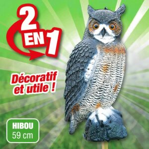 Hibou - H59 cm