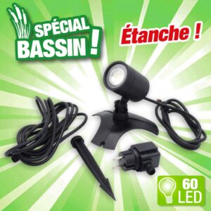 Eclairage de bassin ou de jardin AQUALIGHT 60 LED