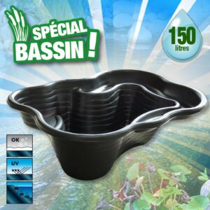 IRIS SI - bassin préformé, surface 0,98 m², profondeur max 40 cm