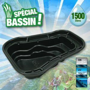 OCEAN I - bassin préformé, surface 3,83 m², profondeur max 70 cm