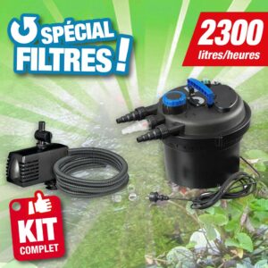 Kit de filtration bassin sous pression BIOPRESSURE II 6000 PlusSet