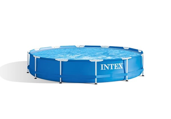 INTEX - Piscine hors sol avec filtre - Ronde - 3,66x0,76m
