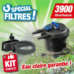 Kit de filtration bassin sous pression BIOPRESSURE II 10000 PlusSet