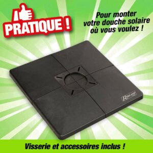 base pour douche solaire de jardin ribiland