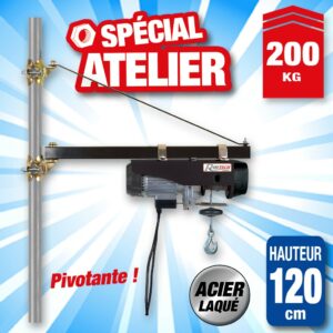 potence pivotante 1m20