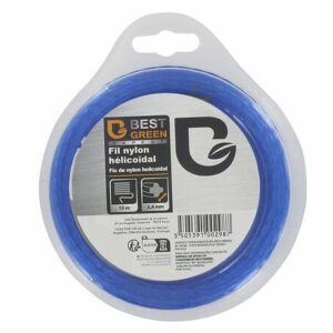 Fil débroussailleuse - Profil Hélicoïdal - Nylon - 2,4mmx15m