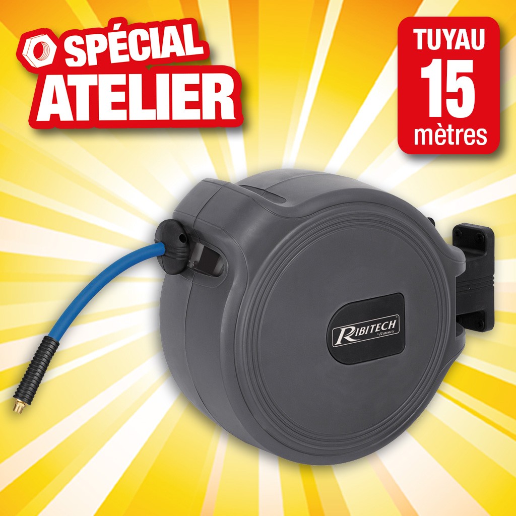 devidoir auto. tuyau d'air 15m diam. 9,3x15,3mm