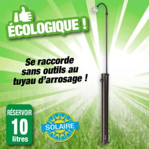 douche de jardin solaire 10l
