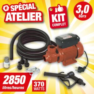 kit pompe gasoil complet avec crepine en laiton tuyau gasoil