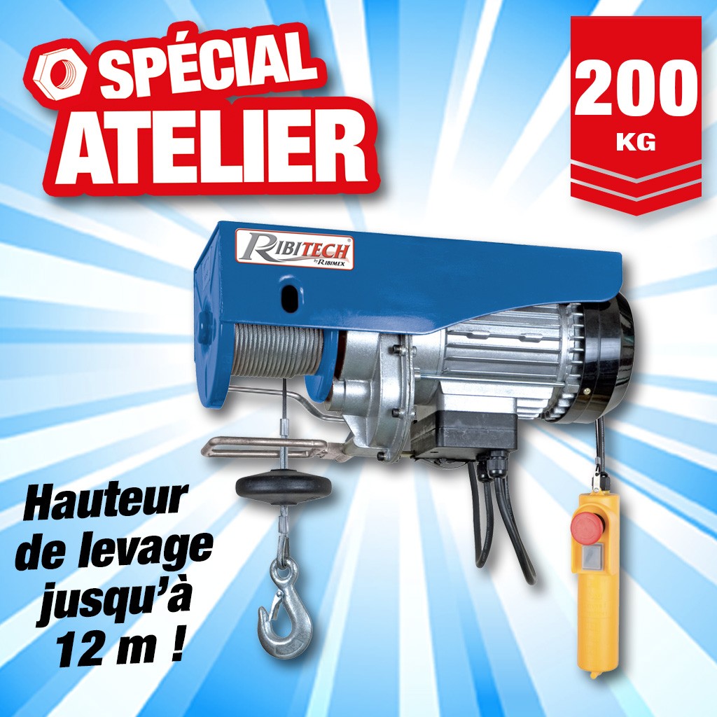 palan electrique 100/200kg "primotech"