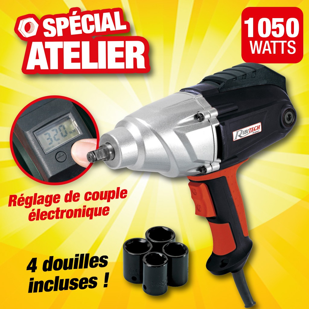 cle a chocs electrique 1050w +controle numerique