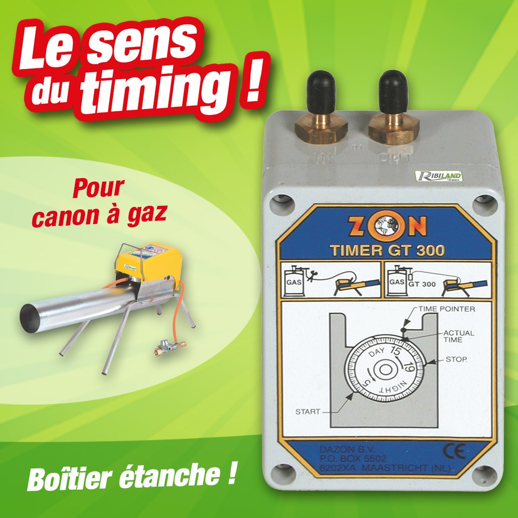 interrupteur horaire a quartz pour canon a gaz