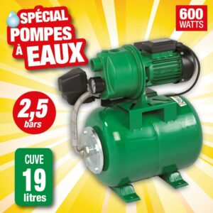 pompe surpresseur 19l jet61 600w