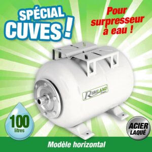 cuve horizontale 100l pour surpresseur