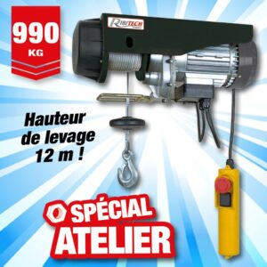 palan electrique 495/990kg