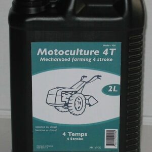 Huile 4 Temps Motoculture 2 Litres – Lubrifiant Moteur pour Tondeuse, Motoculteur, Tracteur Tondeuse – Anti-Corrosion