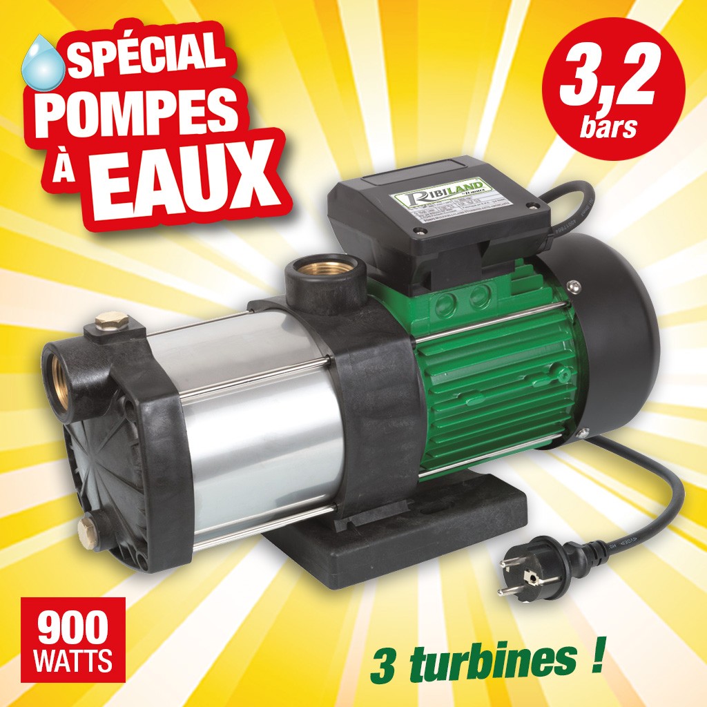 pompe surface multi-cel 3 turb base plastique autoamorcante