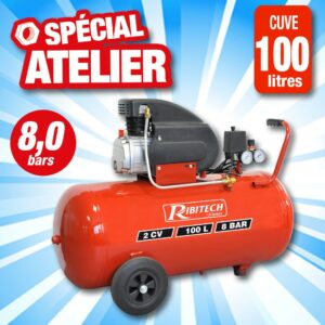 compresseur 2hp 100l
