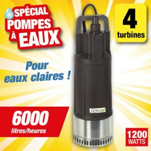 pompe multicellulaire immergee 1200w automatique