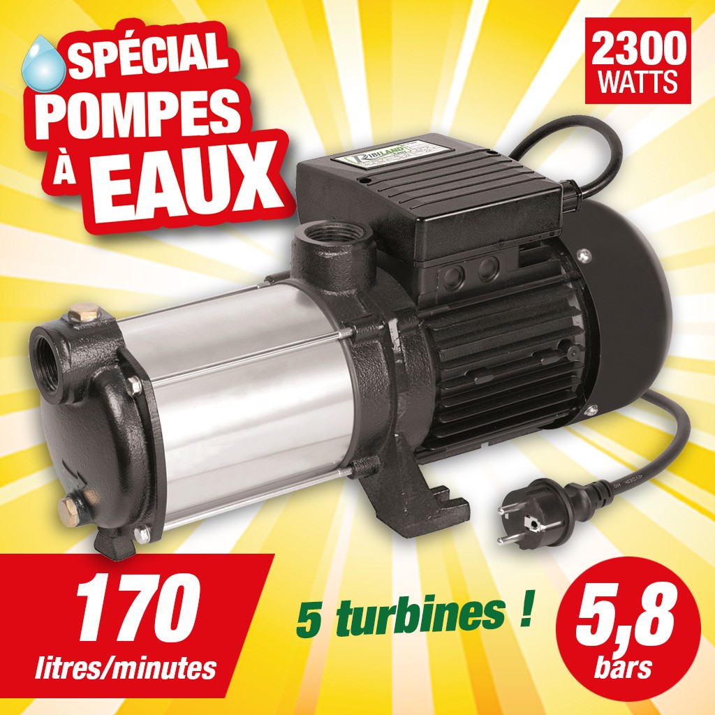 pompe surface multicell 5 turb pompe inox autoamor gros debit