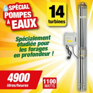 pompe grd profondeur 94m 1100w multicellulaire