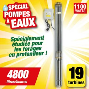 pompe grd prof. 128m 1100w multicellulaire