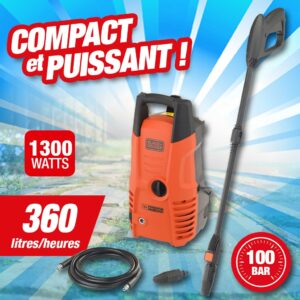 Nettoyeur haute pression Black & Decker 1,3KW