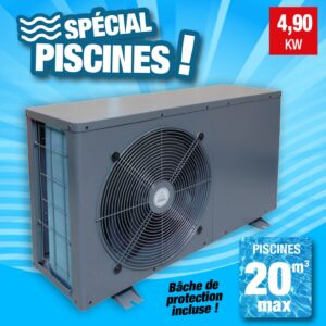 Heatermax INVERTER 20 - pompe à chaleur - 3-20/4-90 KW