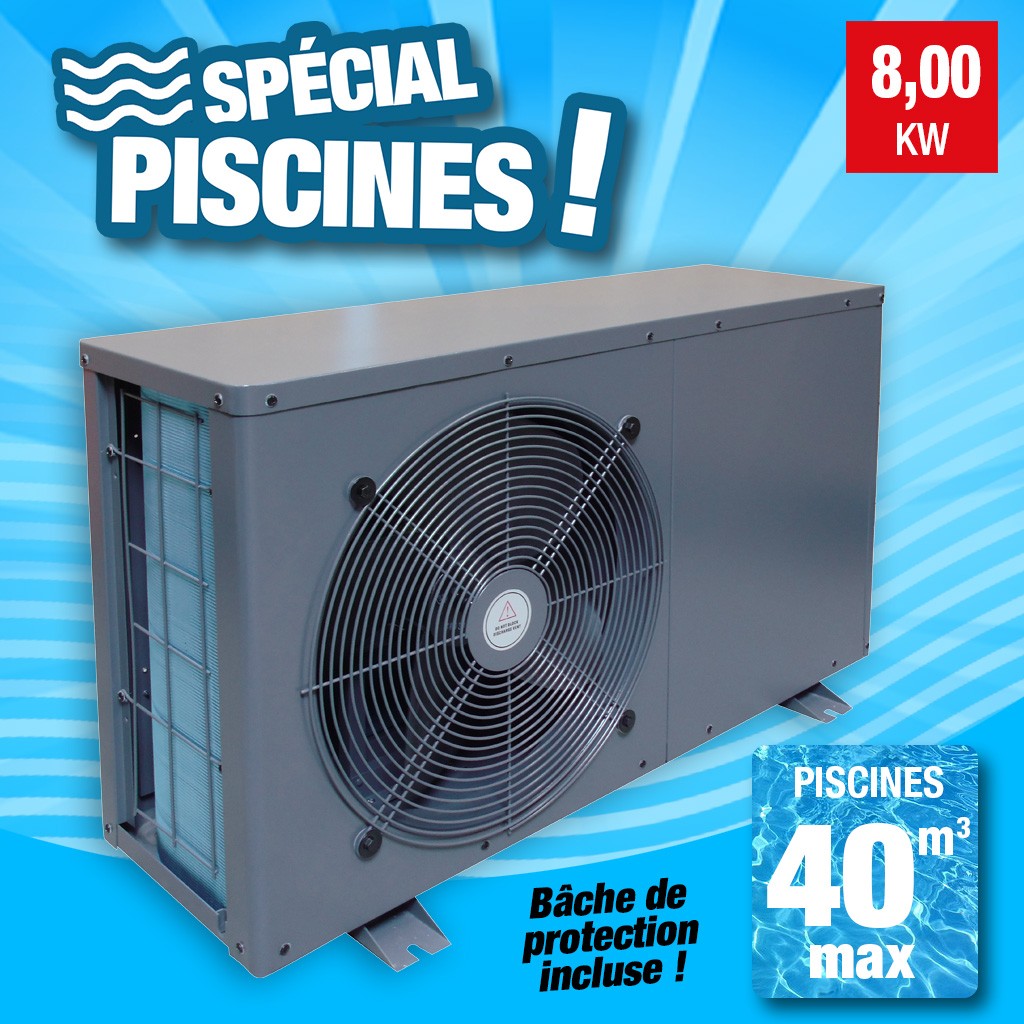 Heatermax INVERTER 40 - pompe à chaleur - 3-50/8-00 KW