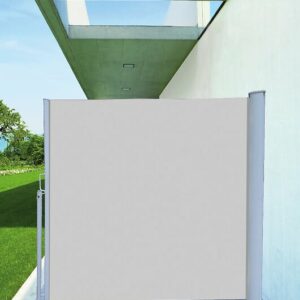 Rideau terrasse amovible - Gris perle - 1,6x3m