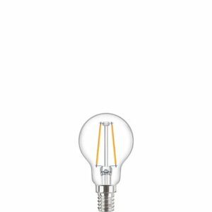 Ampoule LED E14 Sphérique - Filament - Blanc chaud - 2700K - 25W