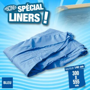 Liner 75/100ème Bleu 300x555 x H 140cm