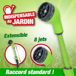 Lance d'arrosage ajustable 38x6,5x10cm