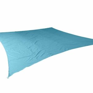 Voile d'ombrage rectangulaire - Polyester - Bleu - 180g/m2 - 5x5m