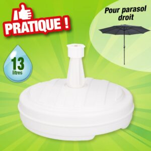 Support pour parasol rond 13 litres