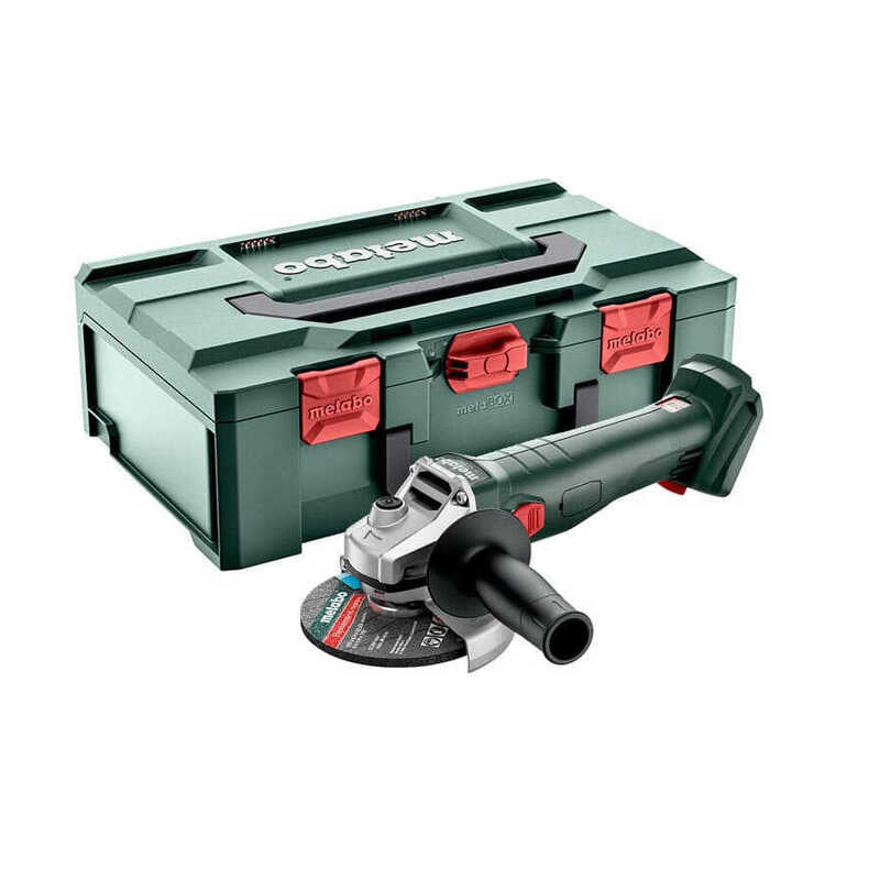 Meuleuse METABO Ø125 mm 18V W 18 L 9-125 Pick+Mix coffret metaBOX