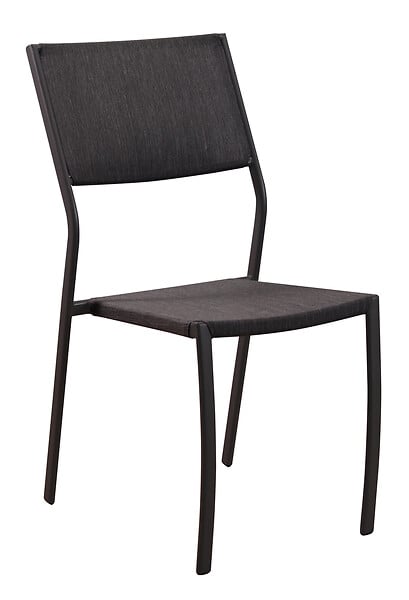 Chaise de jardin Dove - Acier - Noir