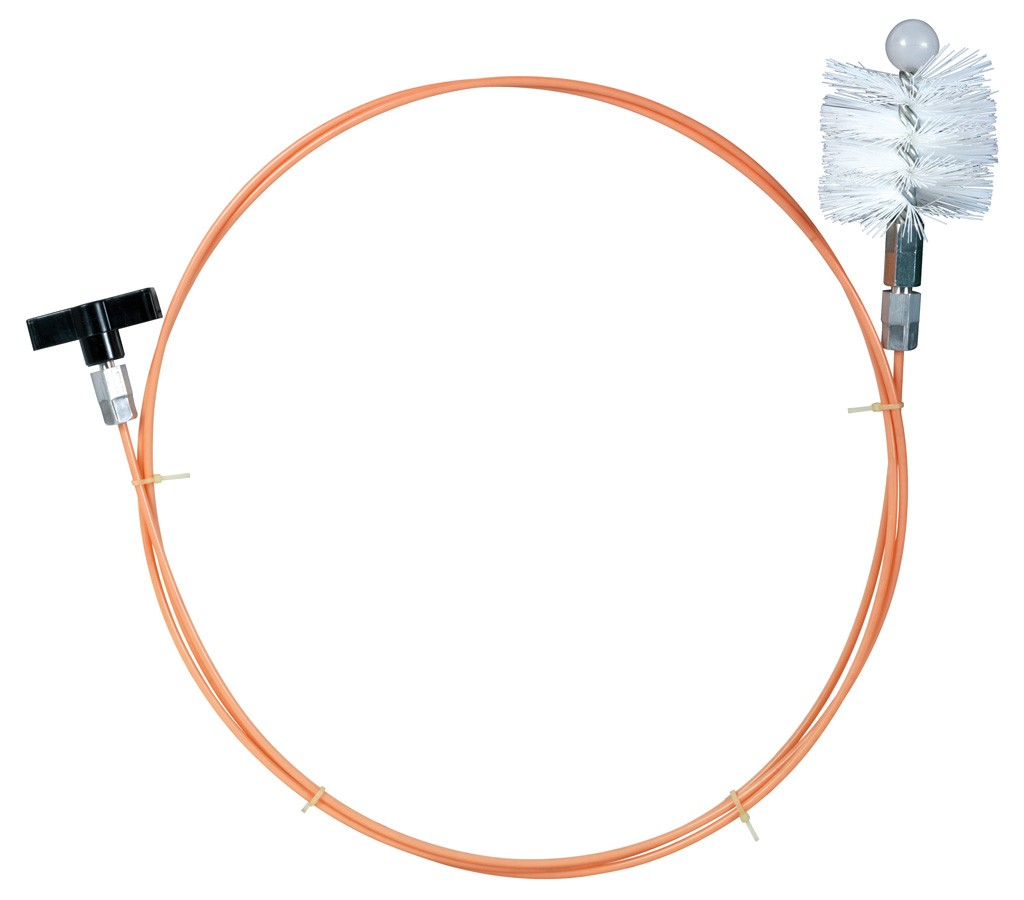 KIT DE RAMONAGE 5M POUR POÊLE AVEC BROSSE DIAM 80MM