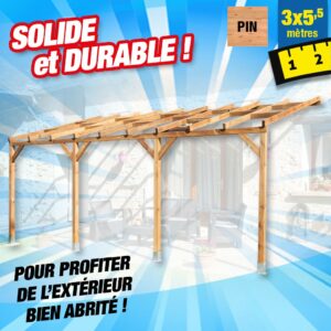 Toit terrasse bois 3x5,5 m