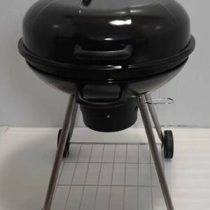 Barbecue Charbon sur Chariot Bicook – Grande Grille – Réglable en Hauteur – Idéal 8 Personnes