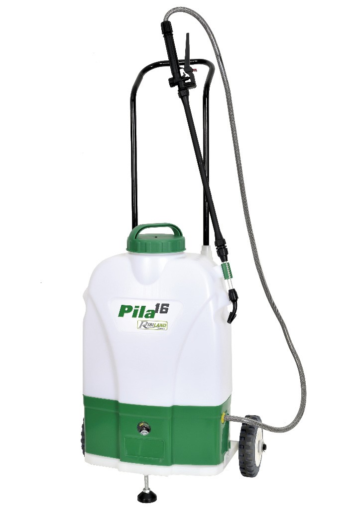 Pulvérisateur à pression par batterie capacité 16 litres - à porter sur le dos ou sur roues