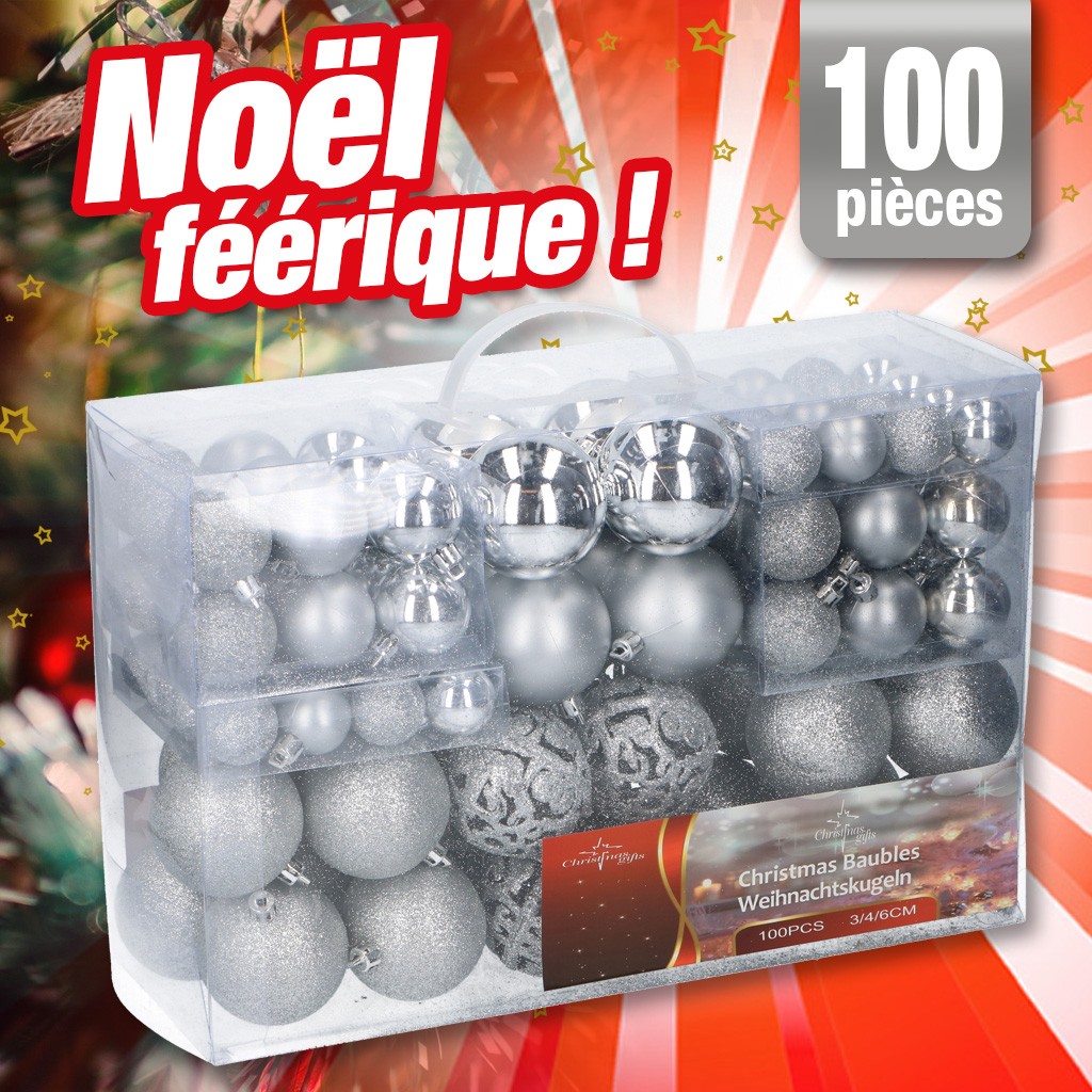 Kit complet de boules de noël