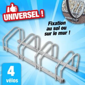 Support range vélos