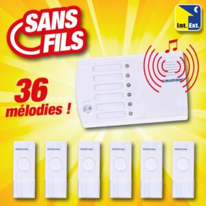 Système d'appel radio avec 6 canaux