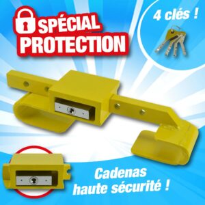 Système de verrouillage de conteneur - cadenas de sécurité